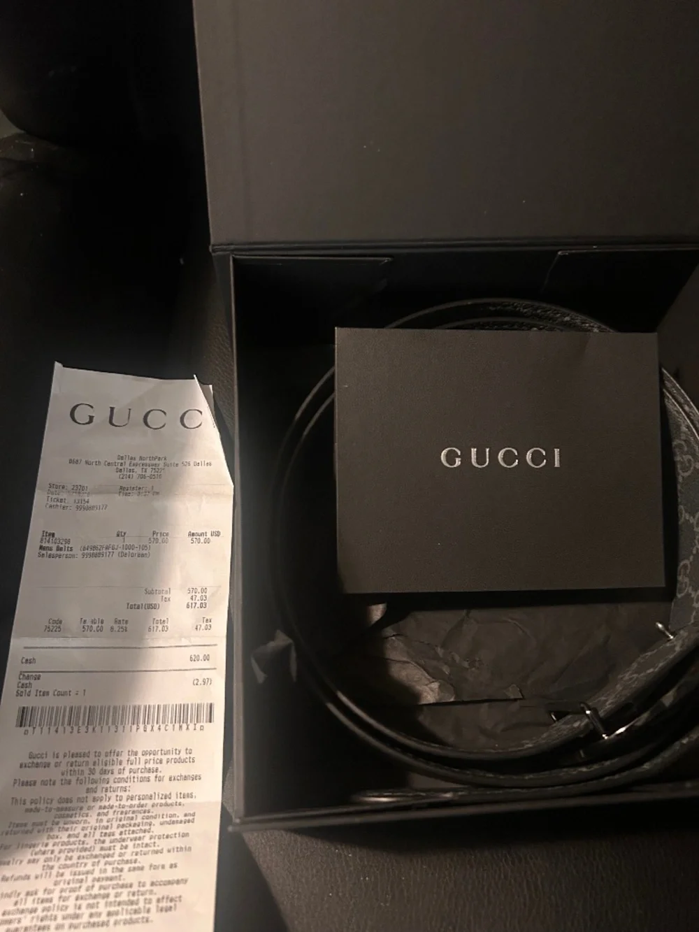 Gucci Reversible Belt